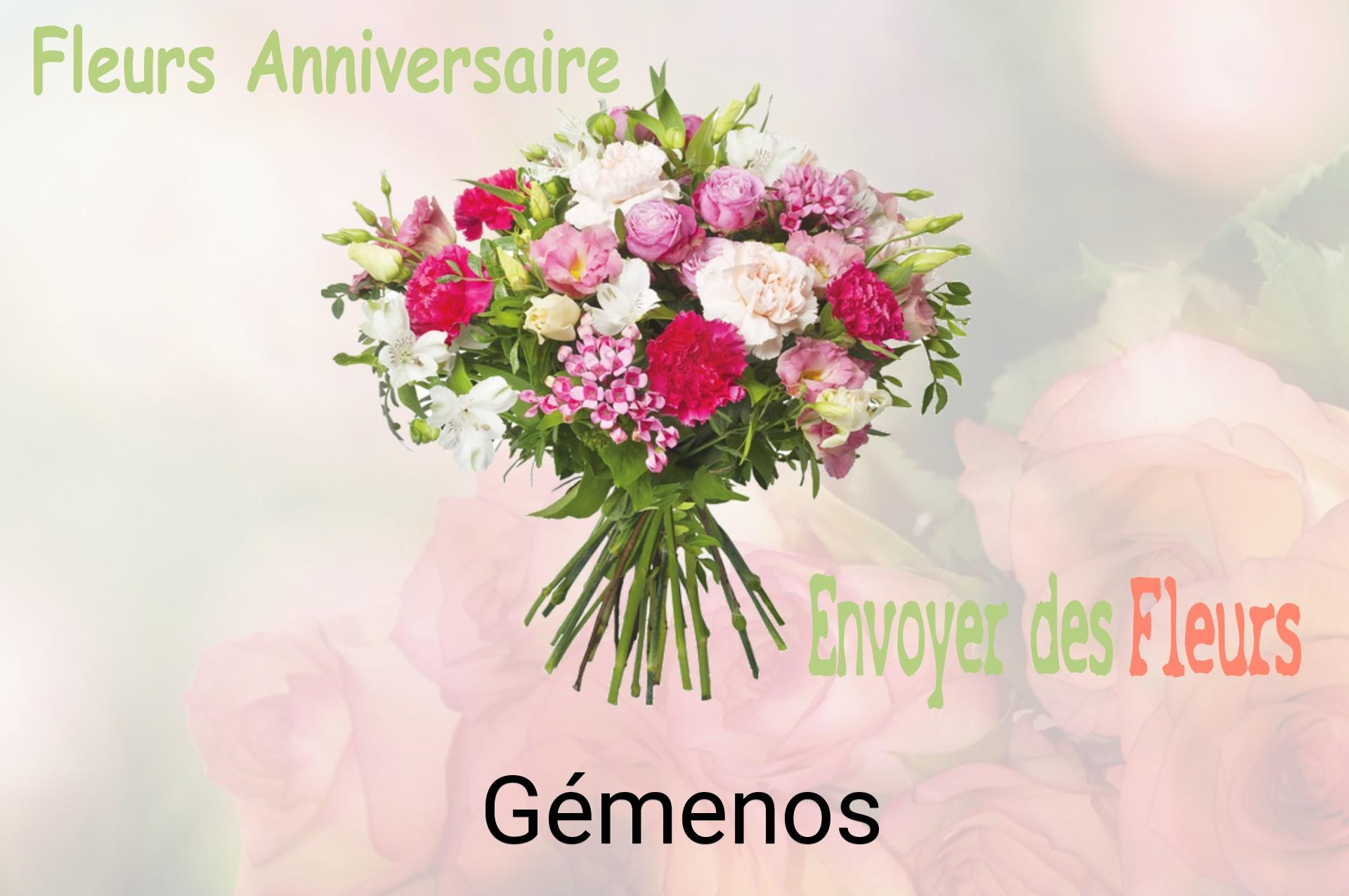 Bouquet de fleurs d’anniversaire livré à Gémenos