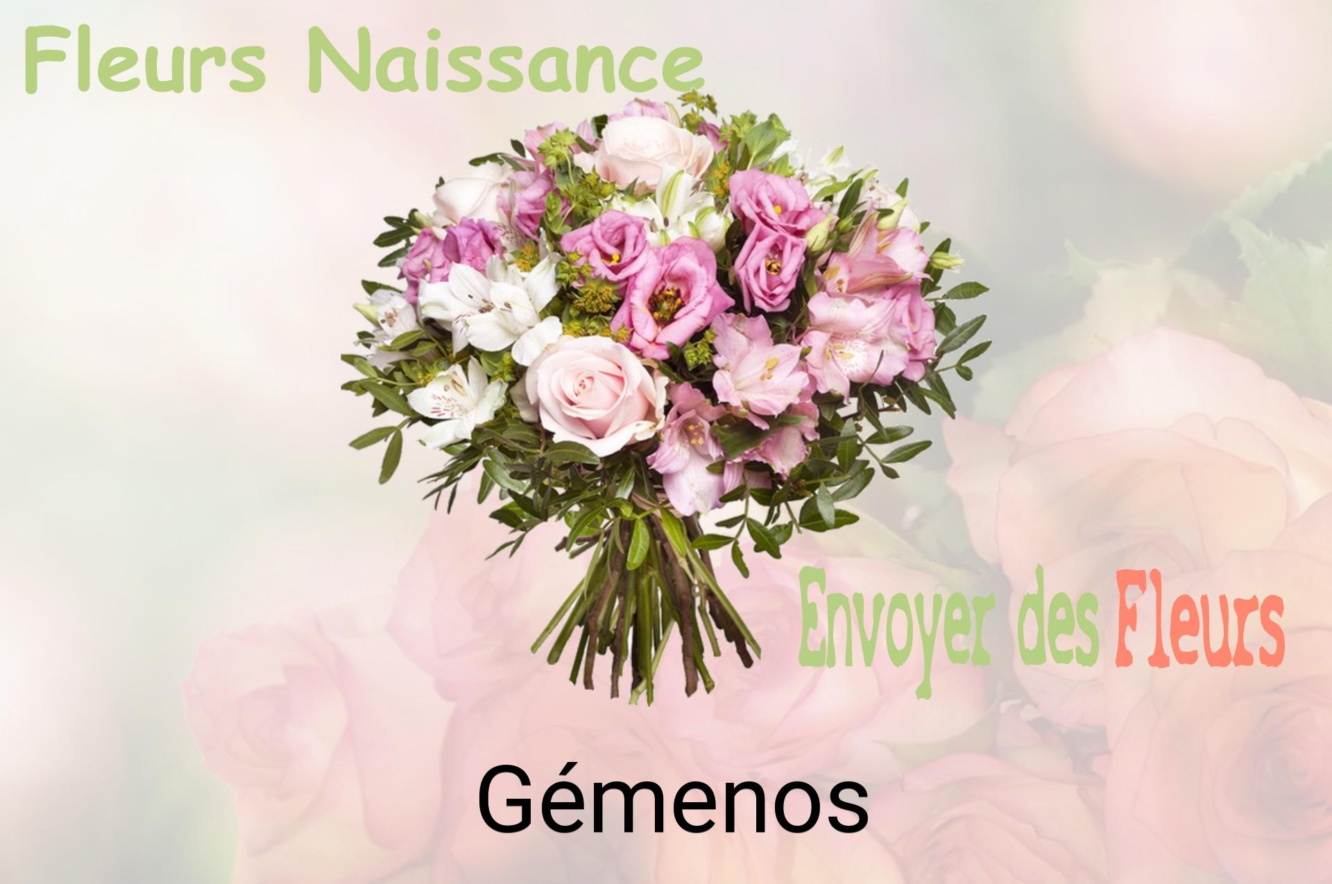 Bouquet de fleurs de naissance livré à Gémenos